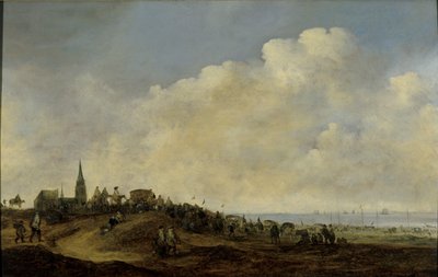 Departure of William II for England from the Beach at Scheveningen by Maerten Fransz van der Hulst